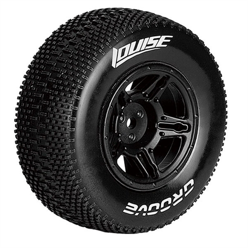 LOUISE RC SC-GROOVE 1/10 RR SOFT SLASH RR , SLASH 4*4 F/R BLACK